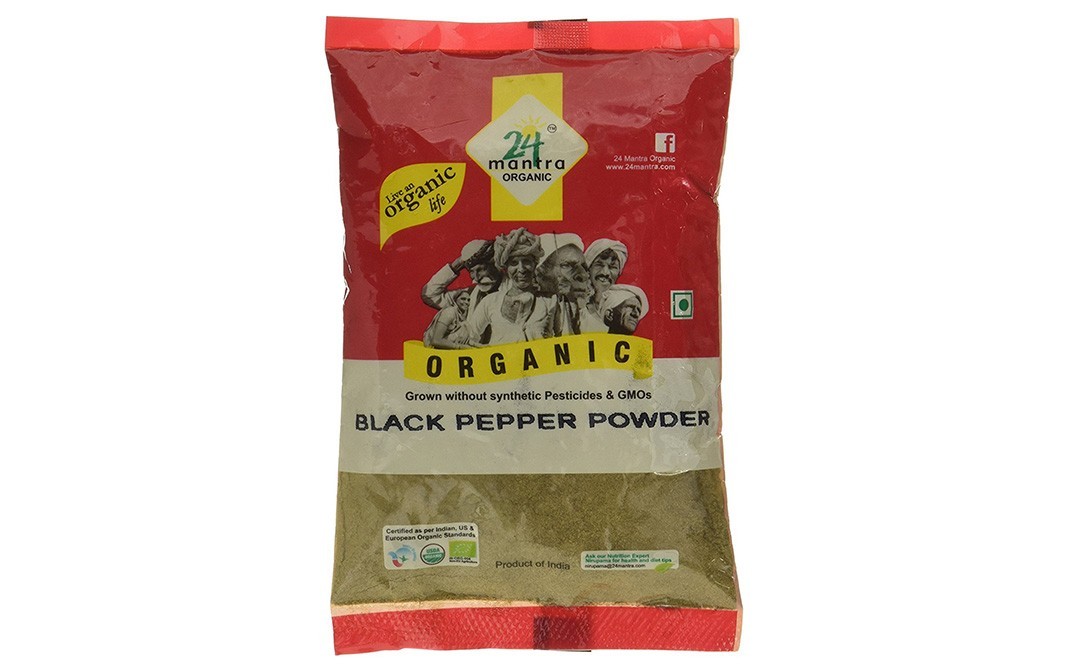 24 Mantra Organic Black Pepper Powder    Pack  100 grams